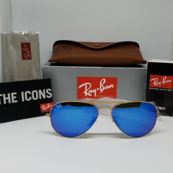 Ray-Ban Accessories - Ray Ban Sunglasses AVIATOR FLASH LENSES Unisex
